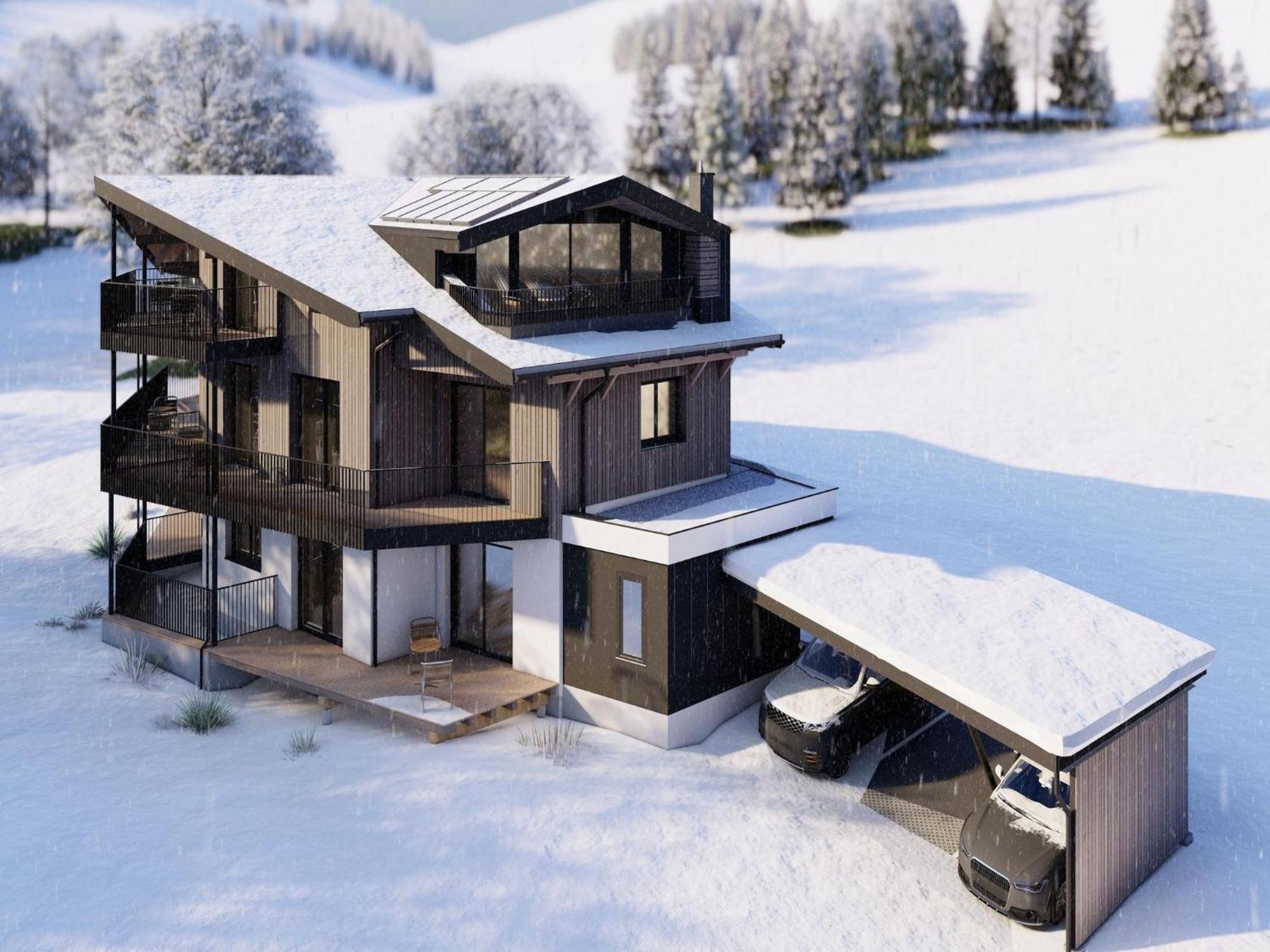 Bergzeit Flat Saalbach Directly On The Ski Piste Esterno foto