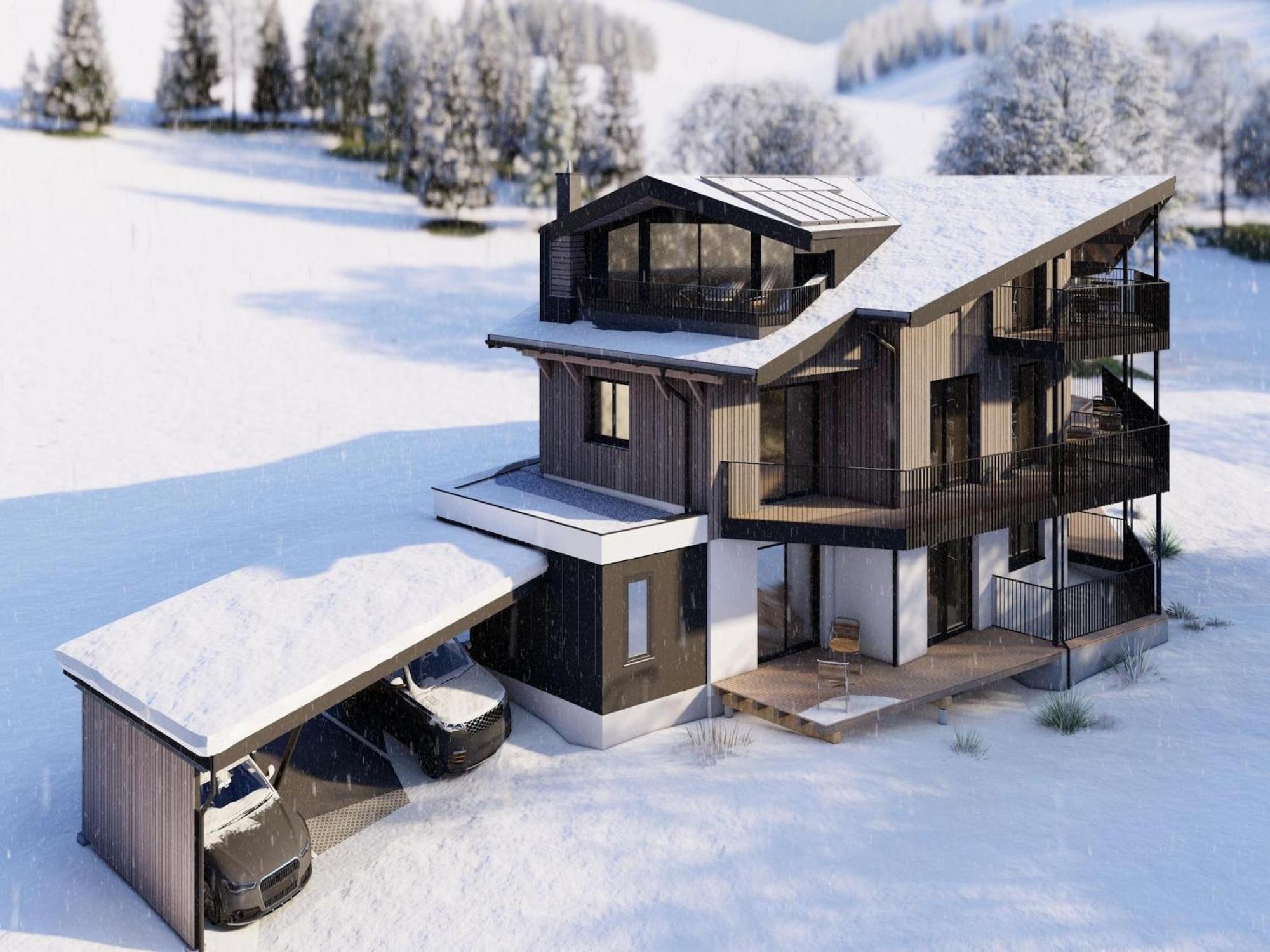 Bergzeit Flat Saalbach Directly On The Ski Piste Esterno foto