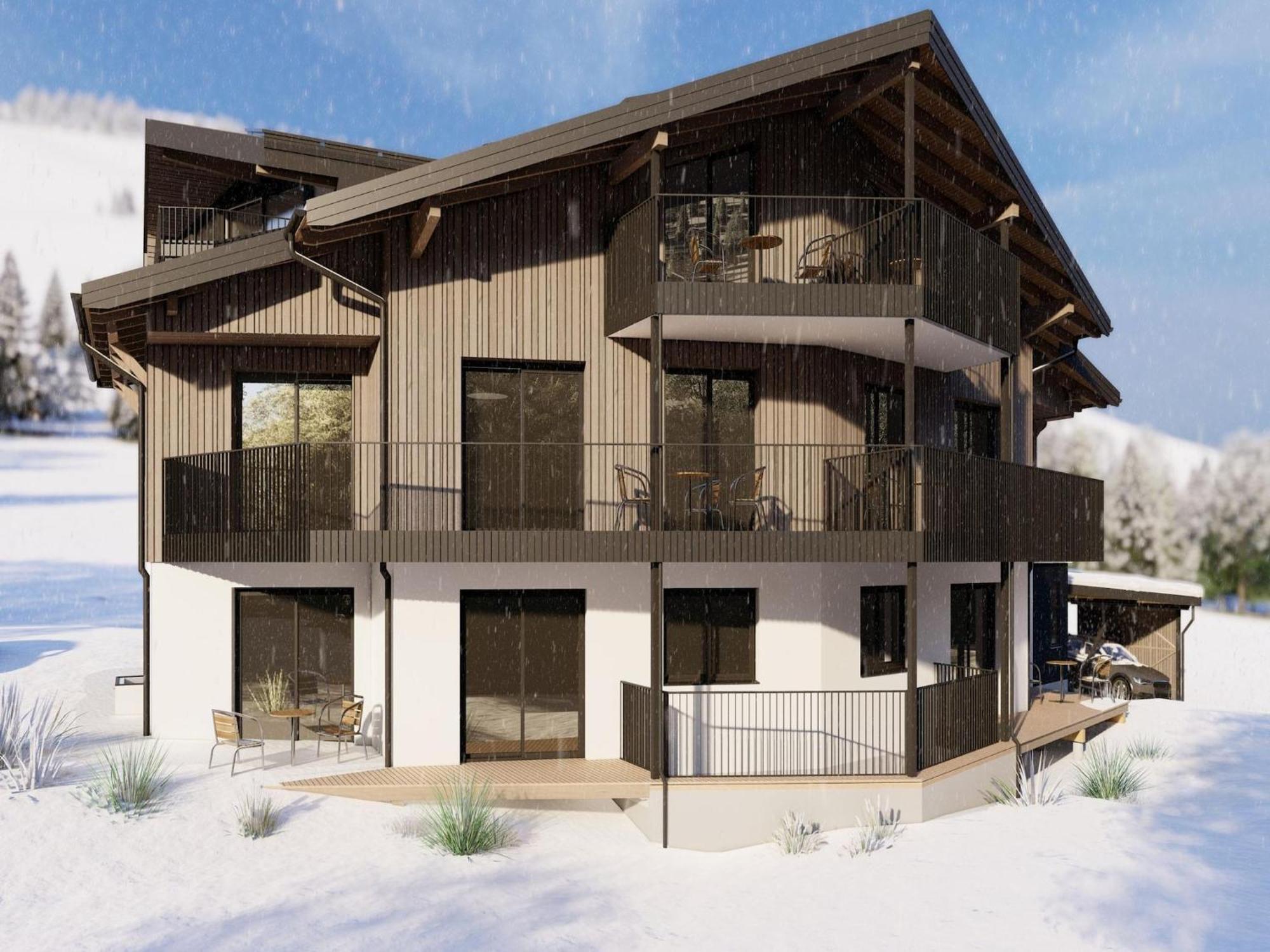 Bergzeit Flat Saalbach Directly On The Ski Piste Esterno foto